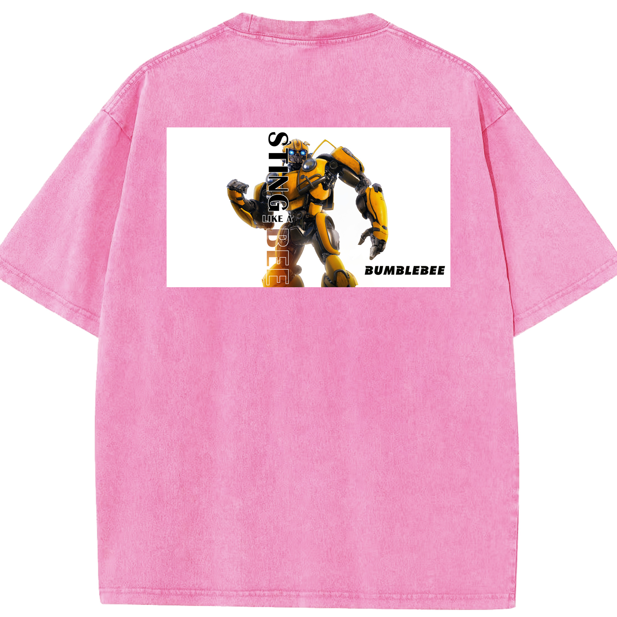 （画像用）  綿100% ヴィンテージ風 半袖Tシャツ（背面プリント）